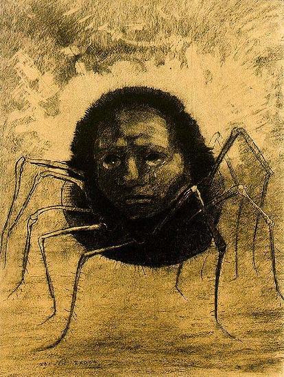 Odilon Redon The Crying Spider